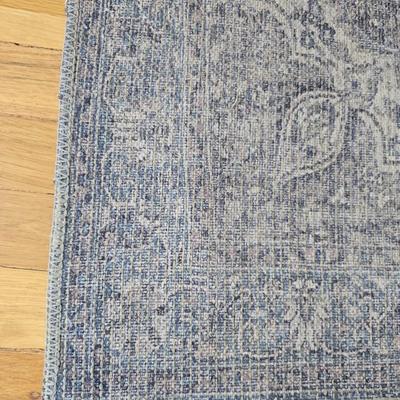 Surya Flower Medallion Grey/Blue 3' 3" x 4' 5" Area rug