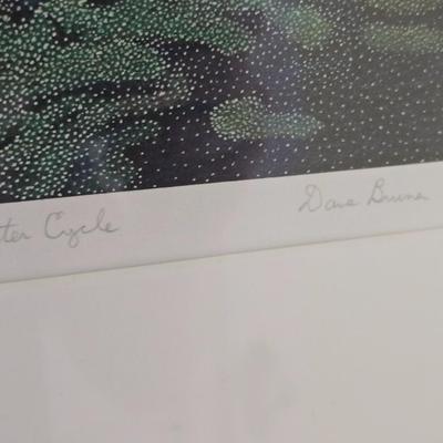 Numbered and signed Wall art "Water cycle" Dave Buena 43/100