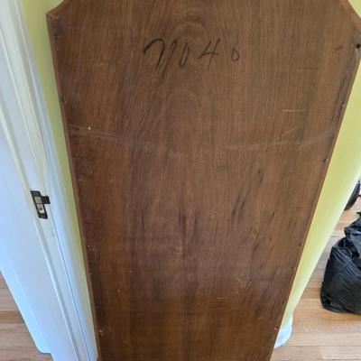 Antique Tri fold Wall mirror with decorative sides