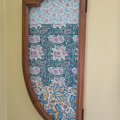 Antique Tri fold Wall mirror with decorative sides