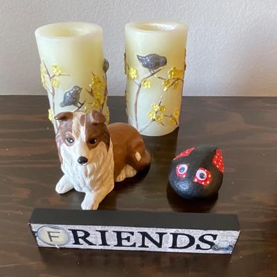 Battery Operated Candles with Decor
