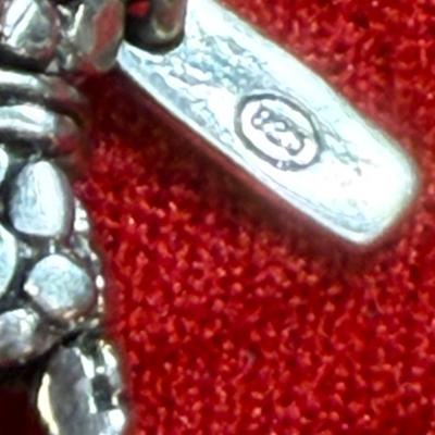 J2-925 stamped bracelet