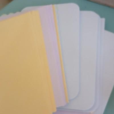 office supplies - Simplicity container - glues & tapes - bulletin board - tin of tacks - pottery letter holder and more