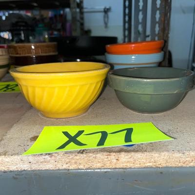 4 small bowls