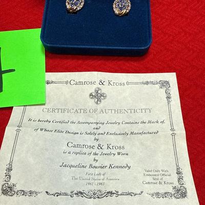 J4-Camrose and Kross Clip on Earrings