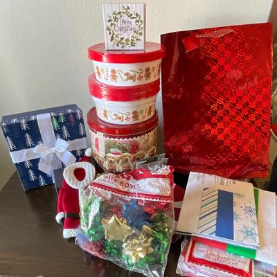 Christmas Bags, wrapping, containers