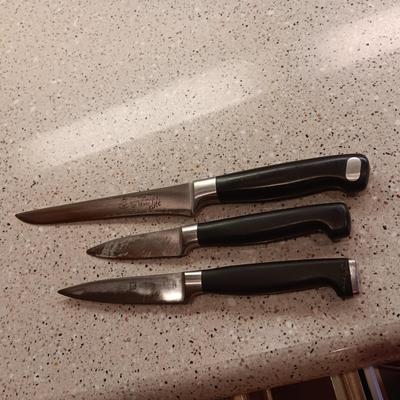 ONEIDA FLATWARE WITH SERVING PIECES, SOME KITCHEN UTENSILS AND CUTLERY