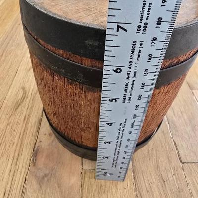 Antique Nordac's Cigar Co. Tampa Florida Cigar barrel - stamped on base - 1887 City of Tampa with antique tags