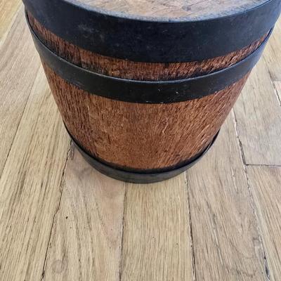 Antique Nordac's Cigar Co. Tampa Florida Cigar barrel - stamped on base - 1887 City of Tampa with antique tags