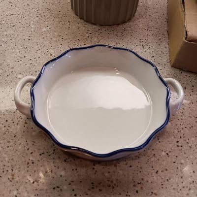 MARBLE ROLLING PIN, CLAY PIE PLATES AND MORE