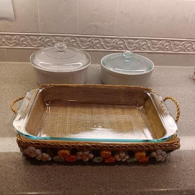 3 BAKING DISHES