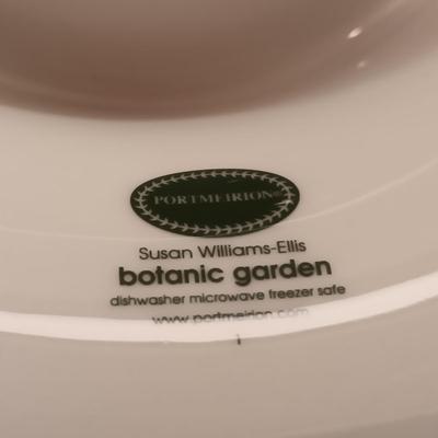 PORTMEIRION BOTANIC GARDEN 14" CHIP AND DIP SERVER