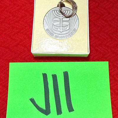 J11-Sterling 935 ISRAEL’s 25th anniversary coin