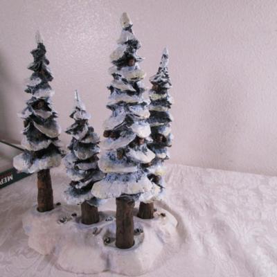 Dept 56 Frosted 3D Treescape