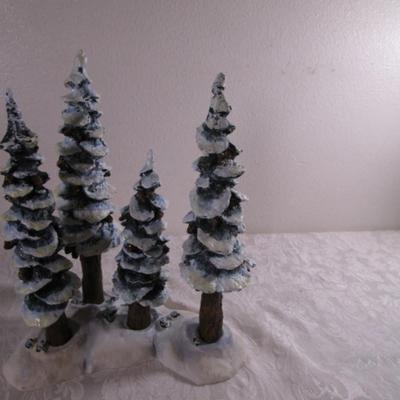 Dept 56 Frosted 3D Treescape