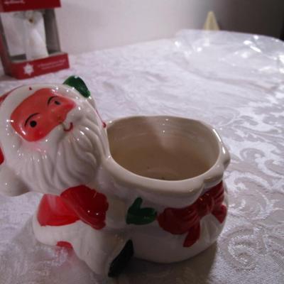 Christmas décor and nativity, silver-plated long Santa spoon