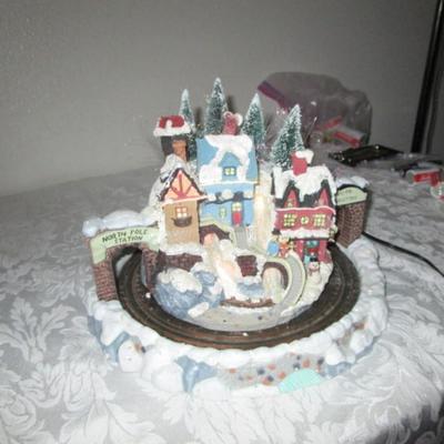Fiberoptic Village with Train