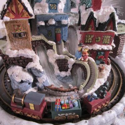 Fiberoptic Village with Train