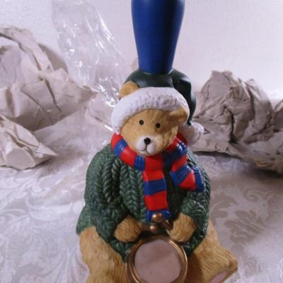 New Christmas Bear ceramic bell