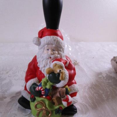 New Santa ceramic bell
