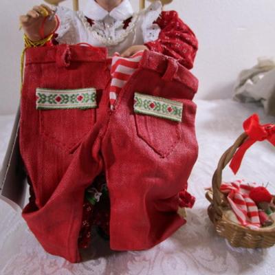 New "The Woman Behind Christmas" décor with sewing basket