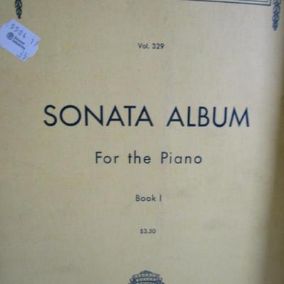 14 Vintage piano books