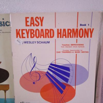14 Vintage piano books