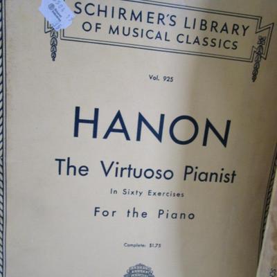 14 Vintage piano books