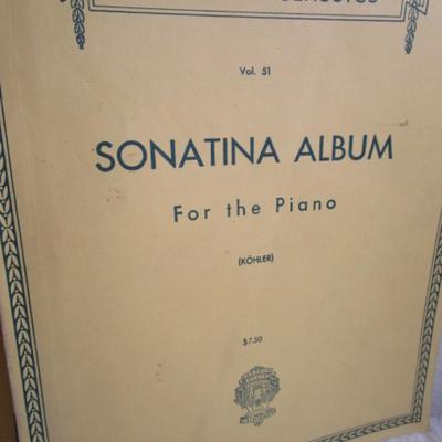 14 Vintage piano books