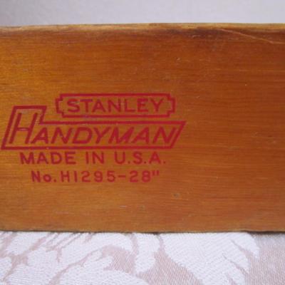 Vintage Stanley wooden level