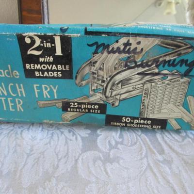 Vintage French Fry cutter Ekco brand