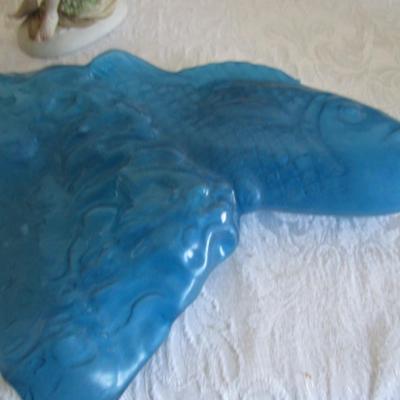 Whale figurine, fisherboy figurine, fish ice sculpture mold