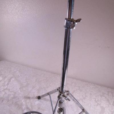 Cymbals on telescoping stand, Ludwig pedal
