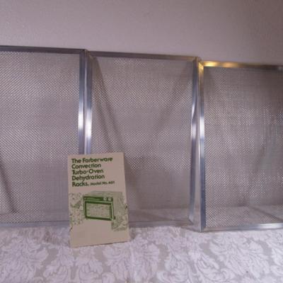 New 2 boxes Stainless steel screen food drying trays #2