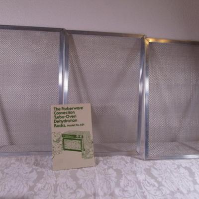 New 2 boxes Stainless steel screen food drying trays #3