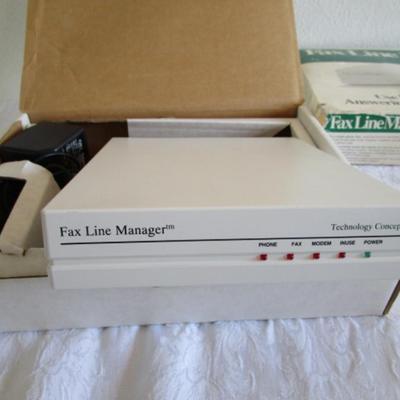 Fax line manager