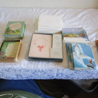 Large qty of Christmas cards, Christian gift notes