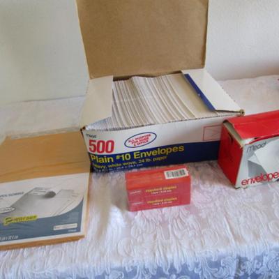Envelopes & staples