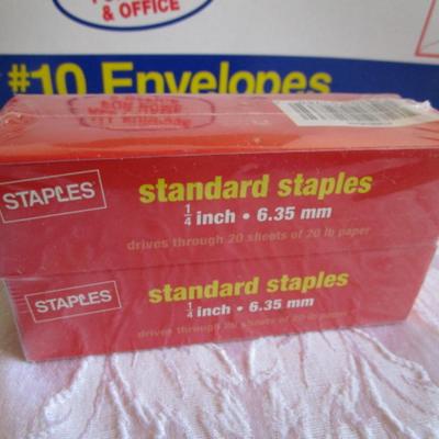 Envelopes & staples
