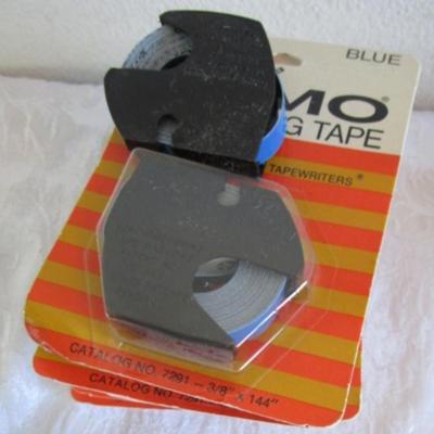 Vintage Dymo impression labeler & 31 label cartridges