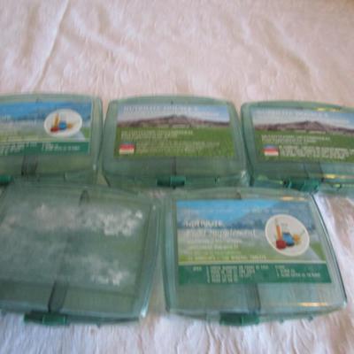 5 Organizer containers, great for sewing or crafts