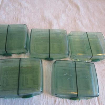 5 Organizer containers, great for sewing or crafts