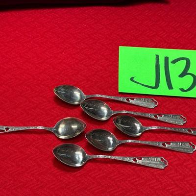 J13-Set of 6 Small Spoons