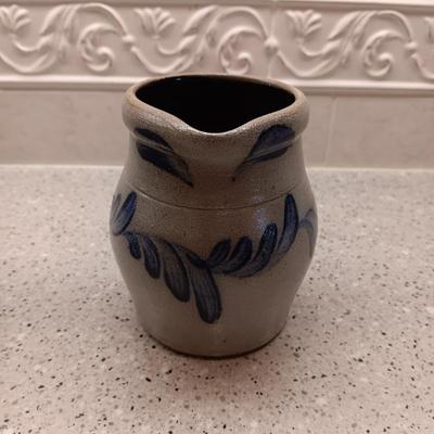 HANDMADE ROWE POTTERY WORKS CREAM AND SUGAR SET AND HONEY POT