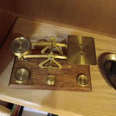 BALANCE SCALE, APOTHECARY JAR AND MORE