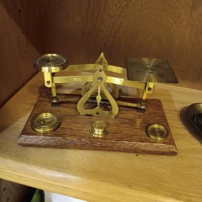 BALANCE SCALE, APOTHECARY JAR AND MORE