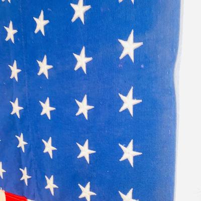 BIG DRY CLEANED AND PRESSED THICK CLOTH AMERICAN FLAG