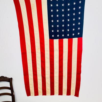 BIG DRY CLEANED AND PRESSED THICK CLOTH AMERICAN FLAG