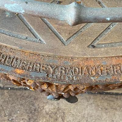 Humphrey Fireplace Antique Embossed Iron Gas Insert