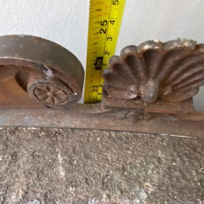 Humphrey Fireplace Antique Embossed Iron Gas Insert